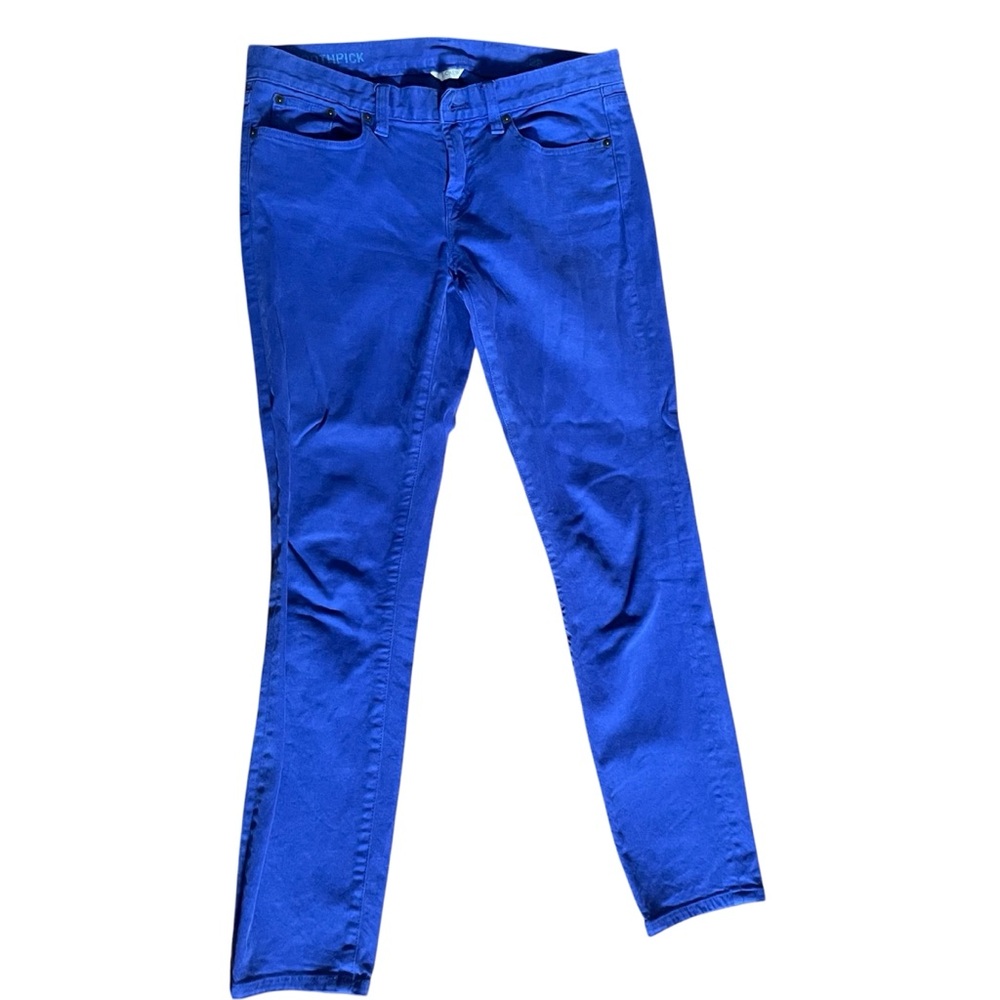J. Crew Royal Blue Toothpick Jeans, Size 28 (6)